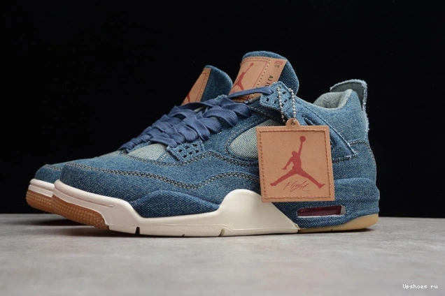 X 4 AO2571-401 NIKE AIR JORDAN LEVI'S DENIM 0414